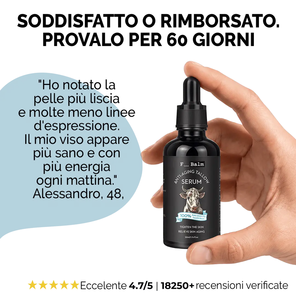 F-Balm Siero Antietà al Sego Grass-Fed